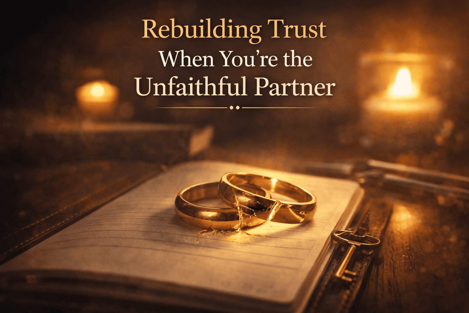 Man sitting in reflection representing rebuilding trust as the unfaithful partner after betrayal