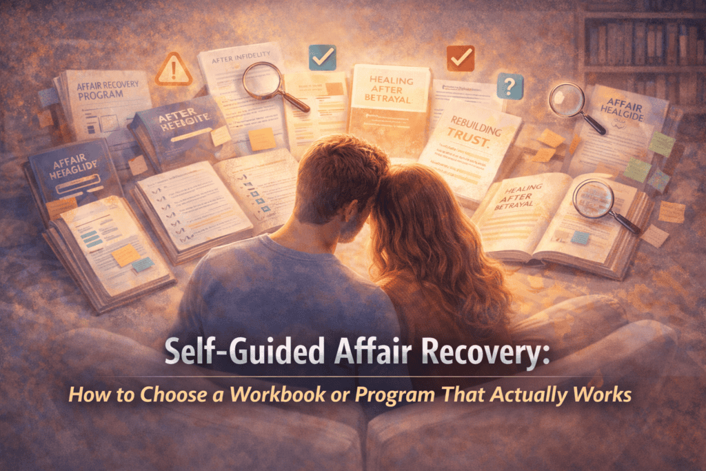 self-guided affair recovery program how to evaluate self-guided healing resources after infidelity