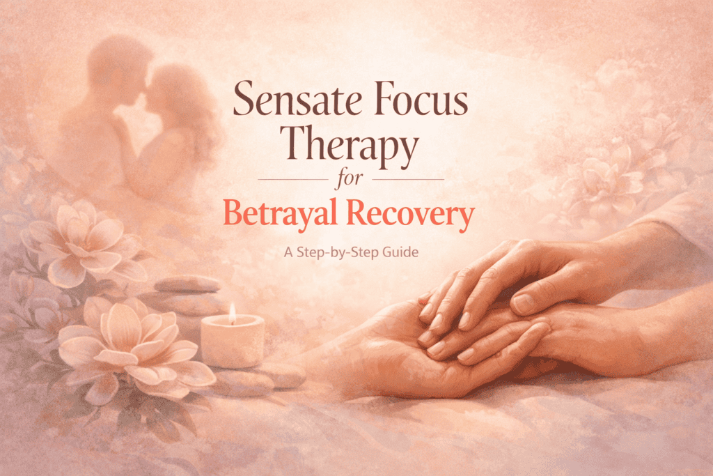 sensate focus therapy for betrayal recovery with gentle touch to rebuild safety and physical intimacy